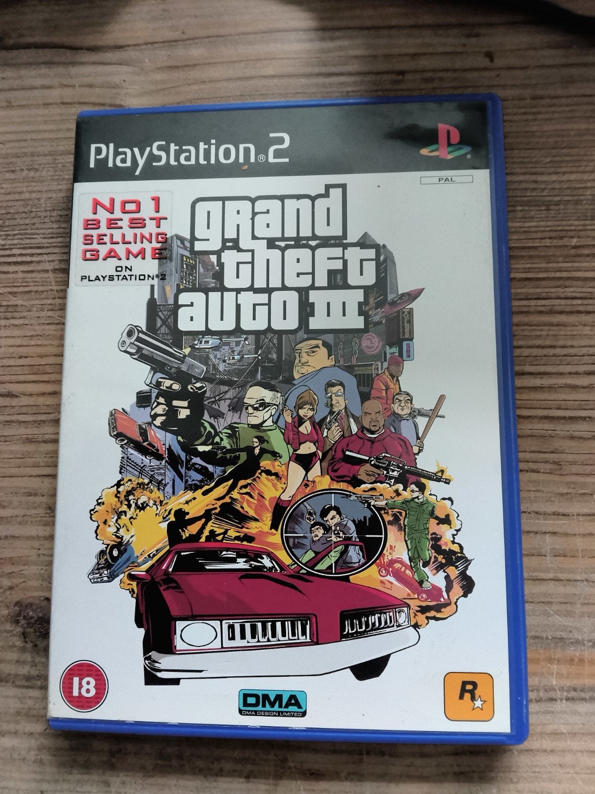 Grand Theft Auto III - PlayStation 2, Games en Spelcomputers, Games | Sony PlayStation 2, Avontuur en Actie, Gebruikt, Vanaf 18 jaar