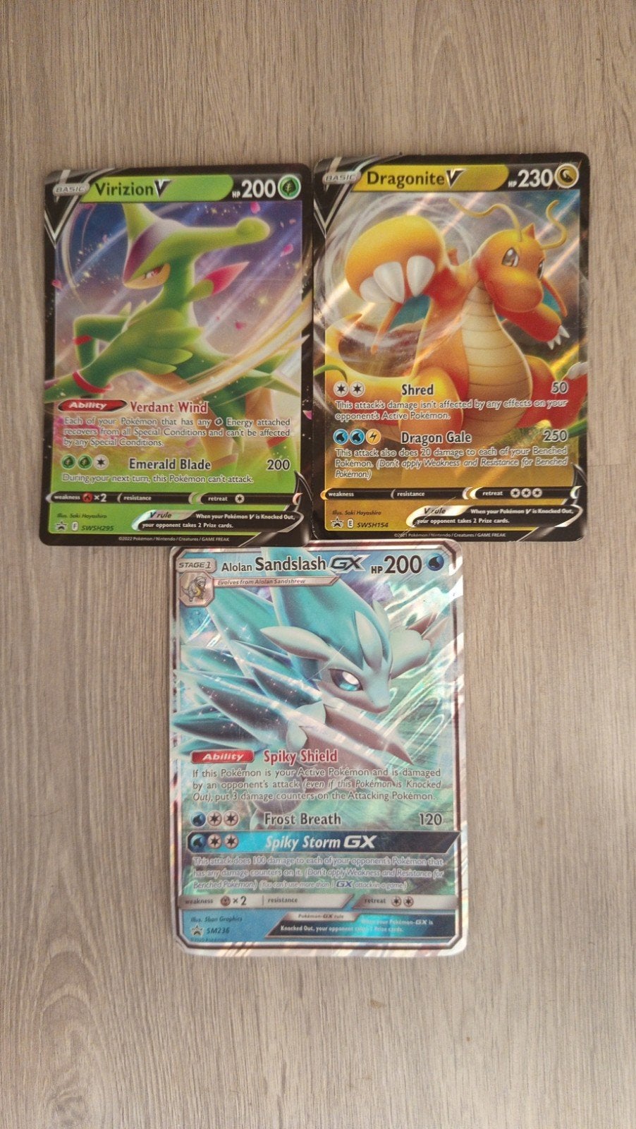 Cartes Pokemon, Envoi
