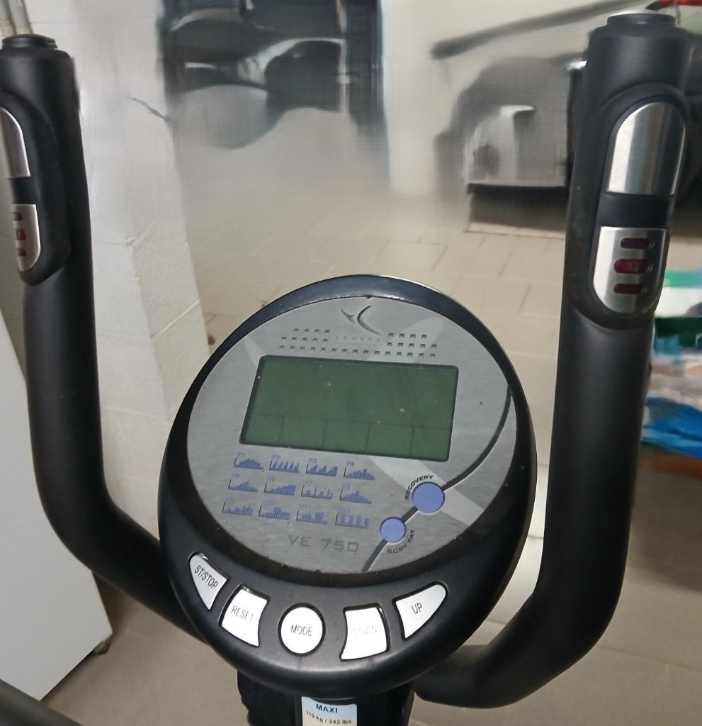 Vélo d'appartement Décathlon  Domyos VE750, Enlèvement, Utilisé, Vélo d'appartement