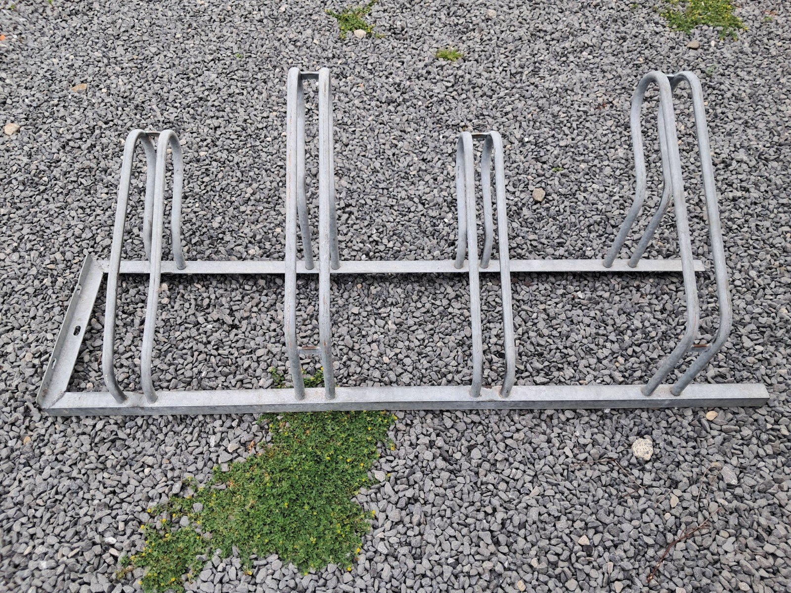 Fietsrek 4 fietsen verzinkt staal, Ophalen