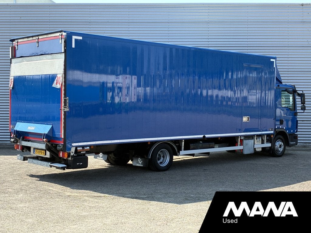 MAN TGL 12.190 BL Automaat Laadklep 1500kg Bakwagen (800 x 2, Auto's, Automaat, Euro 6, Blauw, MAN