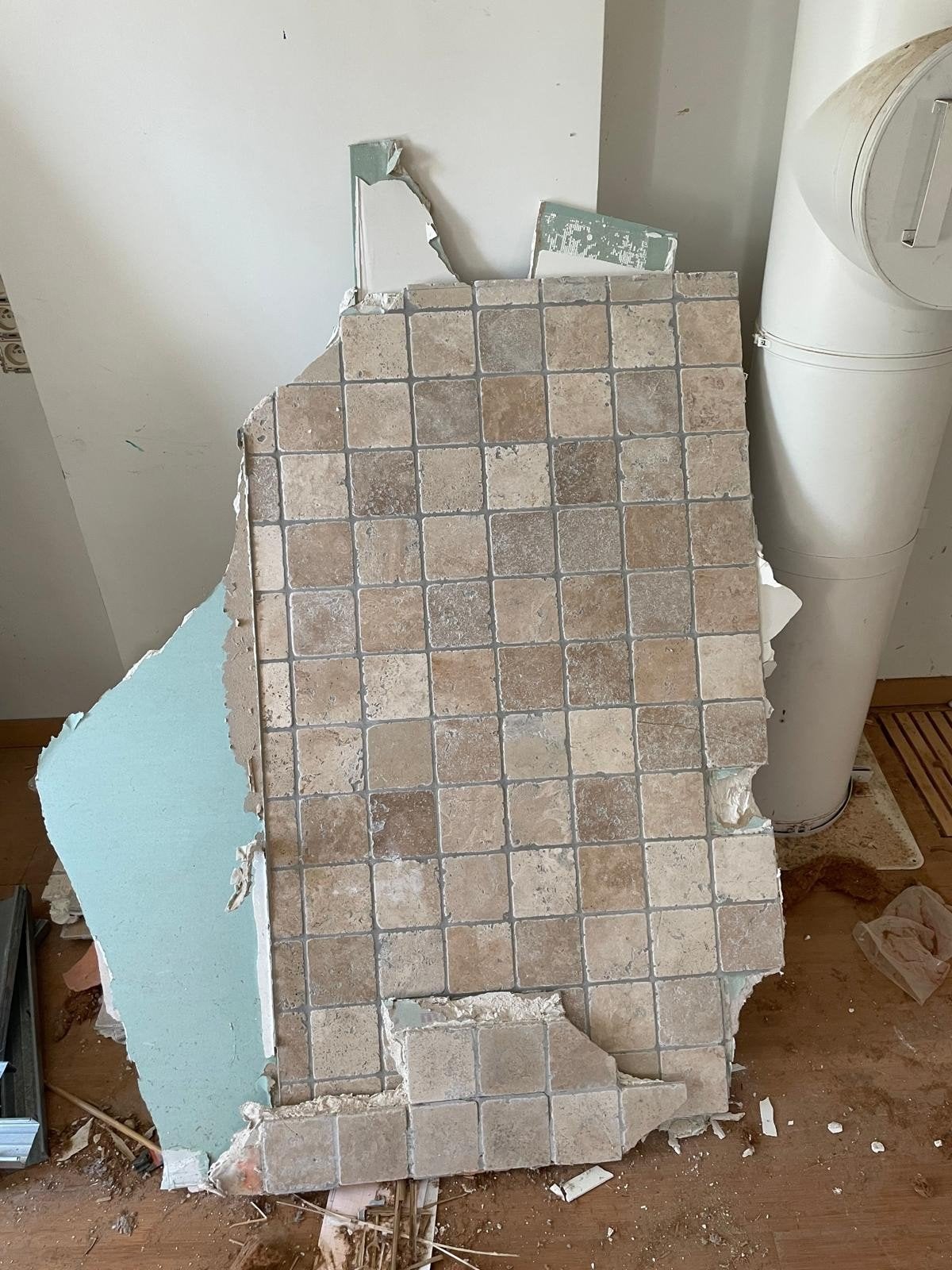 Tegeltjes badkamer, Doe-het-zelf en Bouw, Tegels, Ophalen