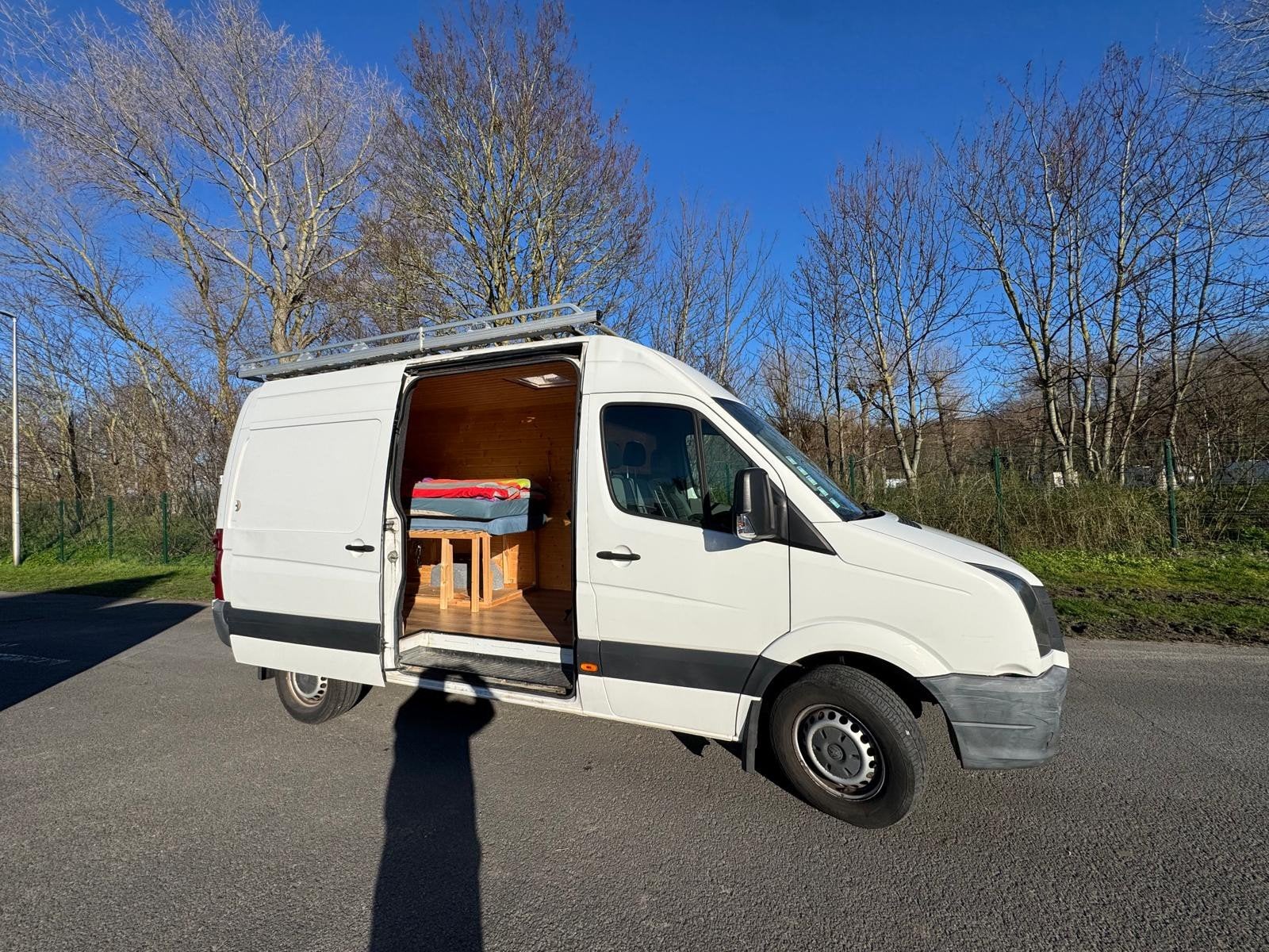 Volkswagen Crafter/camper h2l2 (66000km MOET WEG!), Auto's, Volkswagen, Particulier, Luifel, Trekhaak, Ophalen of Verzenden