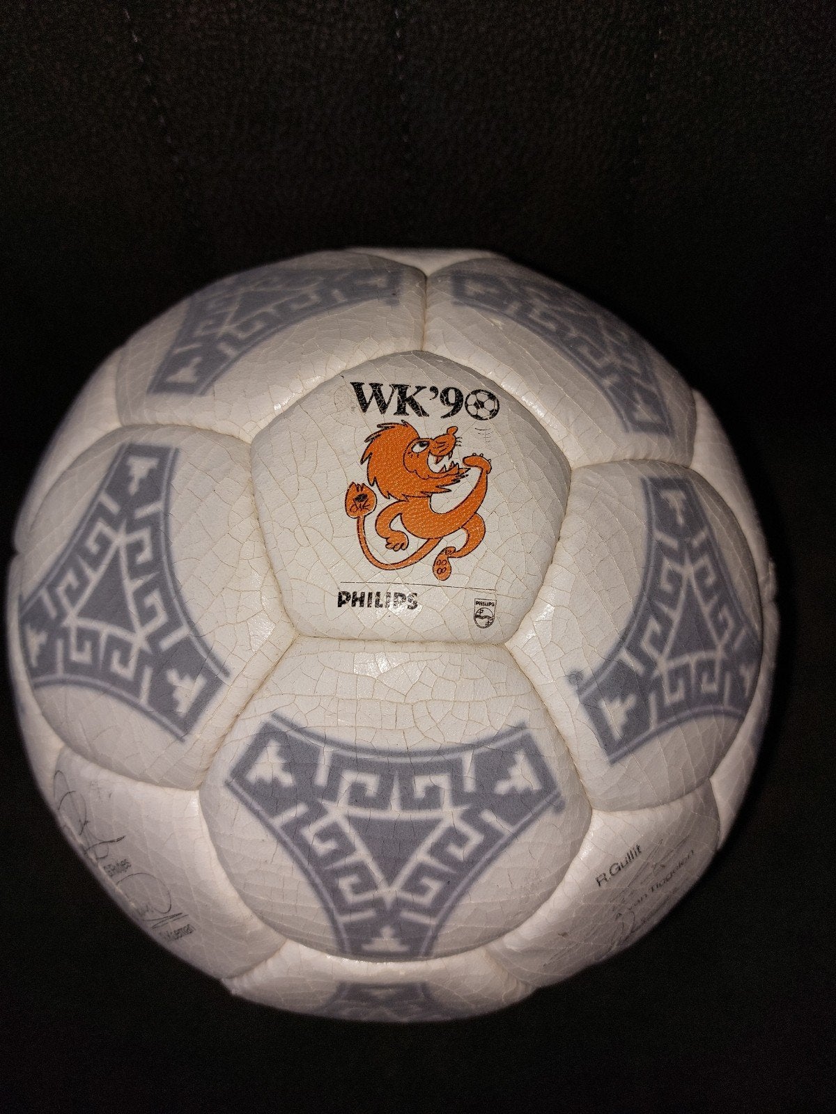 Originele WK 1998 Philips Voetbal – Retro Oranje Bal, Sport en Fitness, Voetbal, Bal, Ophalen