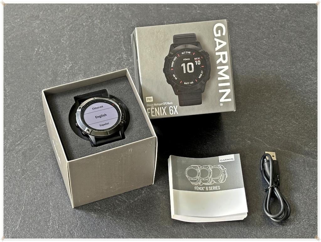 GARMIN – FENIX 6X PRO - 51mm, Étanche, Enlèvement ou Envoi, Garmin, Utilisé