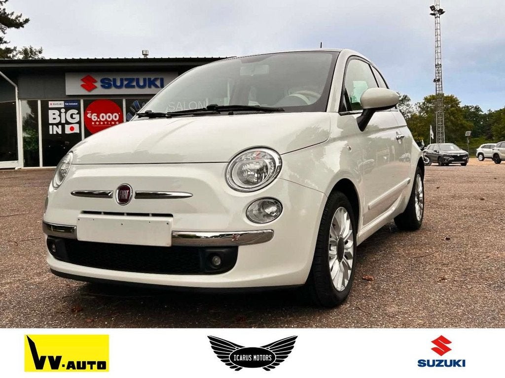 Fiat 500 (bj 2014), Auto's, Fiat, Stof, 4 cilinders, Wit, Overige carrosserie