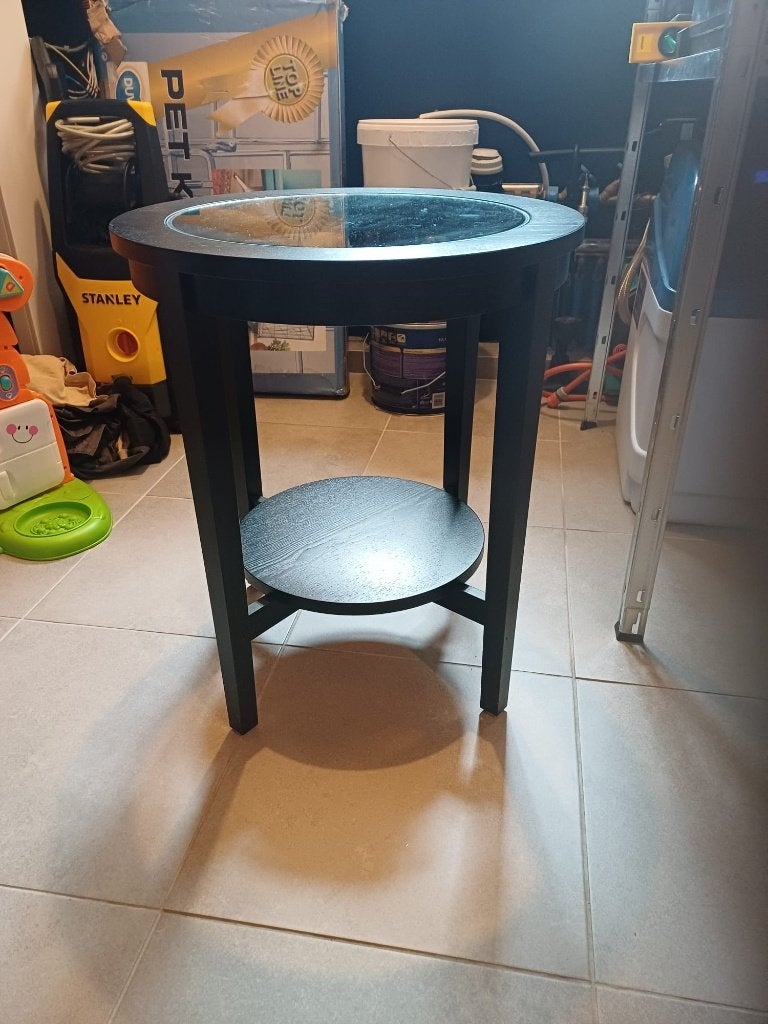 bijzettafel, Huis en Inrichting, Tafels | Bijzettafels, Ophalen, Minder dan 55 cm, Rond, 60 cm of meer