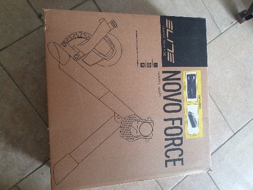 Elite trainer novo force NIEUW + voorwielblok + tapijt, Sport en Fitness, Wielrennen, Ophalen of Verzenden, Nieuw, Overige typen