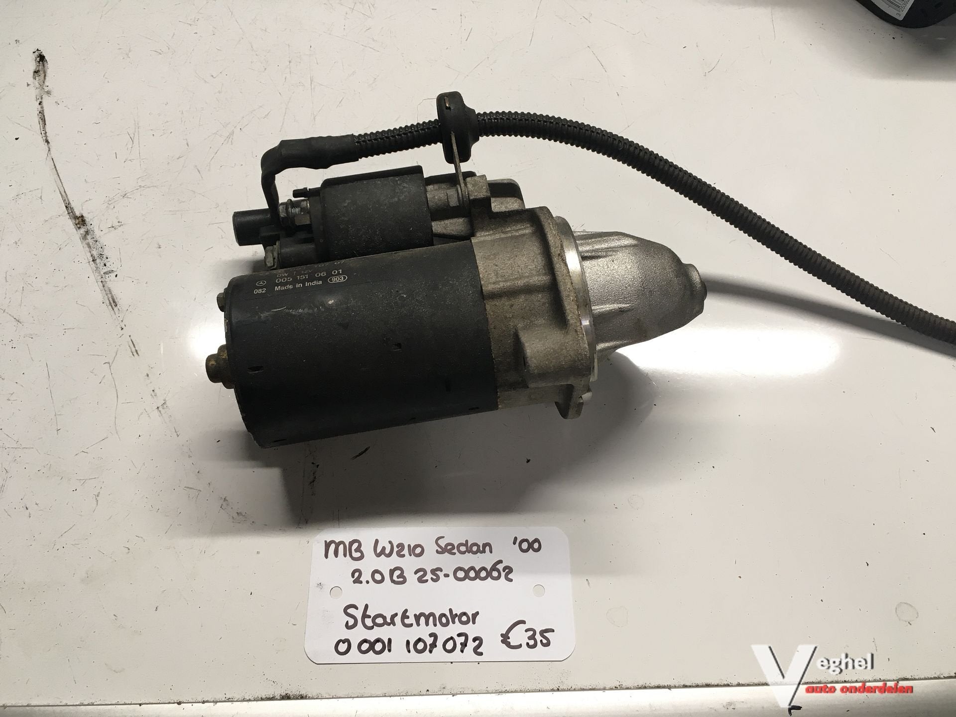 Mercedes W210 sedan 2.0 Benzine 2000 2500062  Startmotor  0, -, Utilisé, -, -