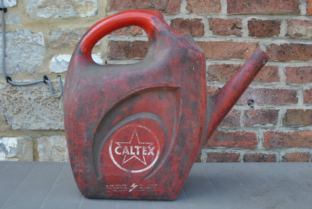 Grand arrosoir publicitaire CALTEX Années 60 - 70 Vintage, Verzamelen, Merken en Reclamevoorwerpen, Gebruikt, Overige typen, Ophalen