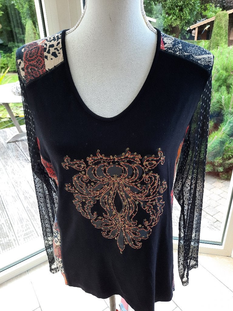 Toffe trui PAUSE CAFÉ - S/M, Kleding | Dames, Zo goed als nieuw, Maat 36 (S), Pause Café, Meerkleurig