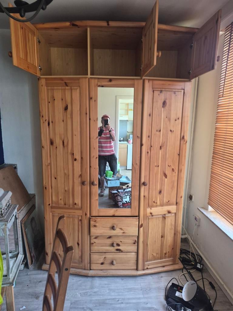 Grote houten kast doe een bod, Enlèvement ou Envoi