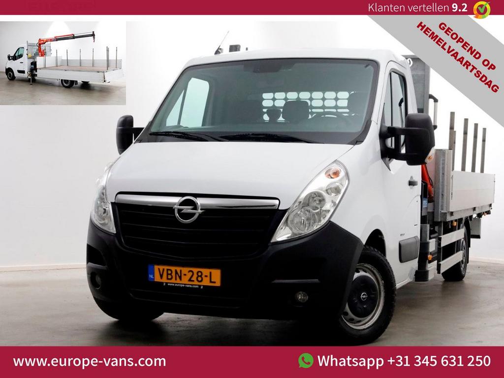 Opel Movano 2.3 CDTI 145pk E6 Open Laadbak + Kraan 08-2019, Wit, Bedrijf, 192 g/km, Cruise Control