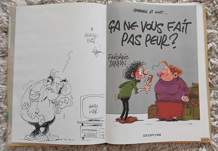 BD Germain et nous 10 Jannin Dédicace EO, Livres, Une BD, Enlèvement ou Envoi, Utilisé