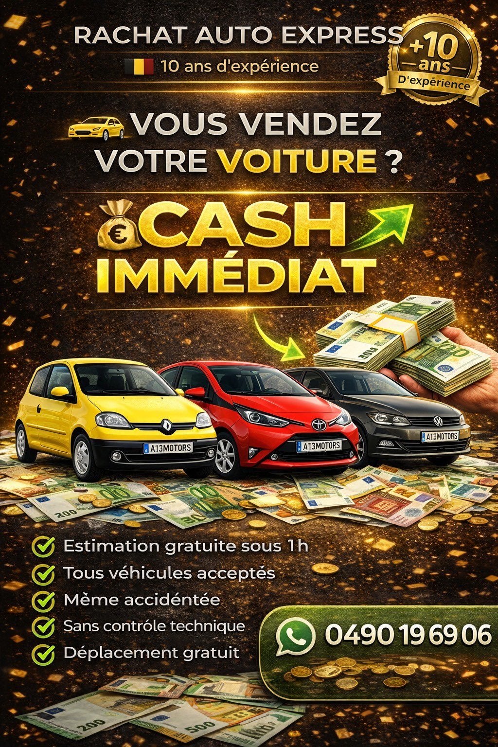 VENDEZ VOTRE AUTO