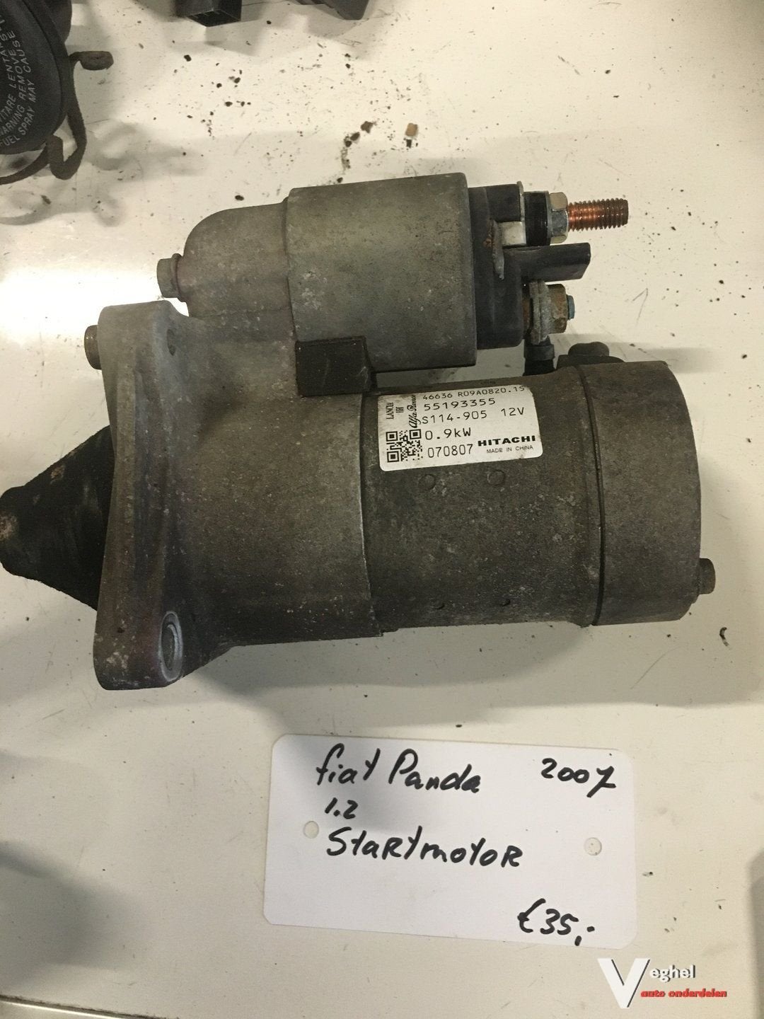 Fiat Panda 1.2 2007 Startmotor, Gebruikt, -, -, Ophalen of Verzenden
