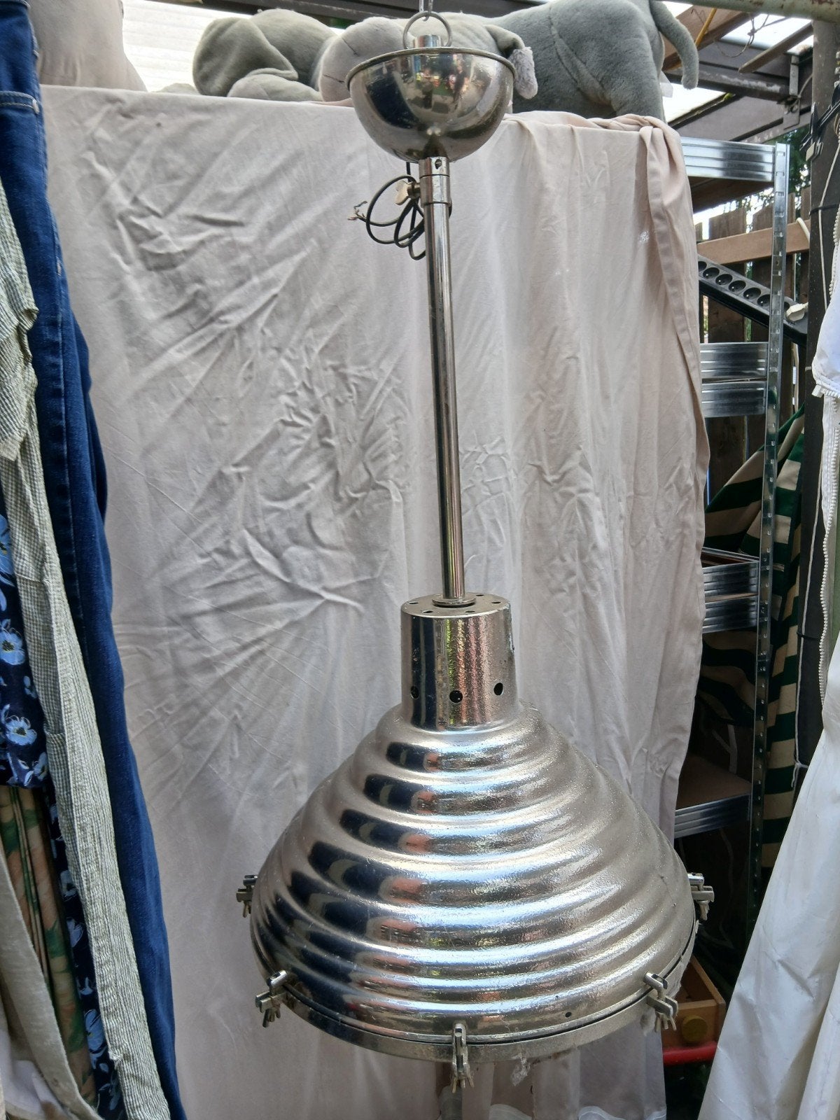 industriële hanglamp, Huis en Inrichting, Ophalen of Verzenden, Metaal