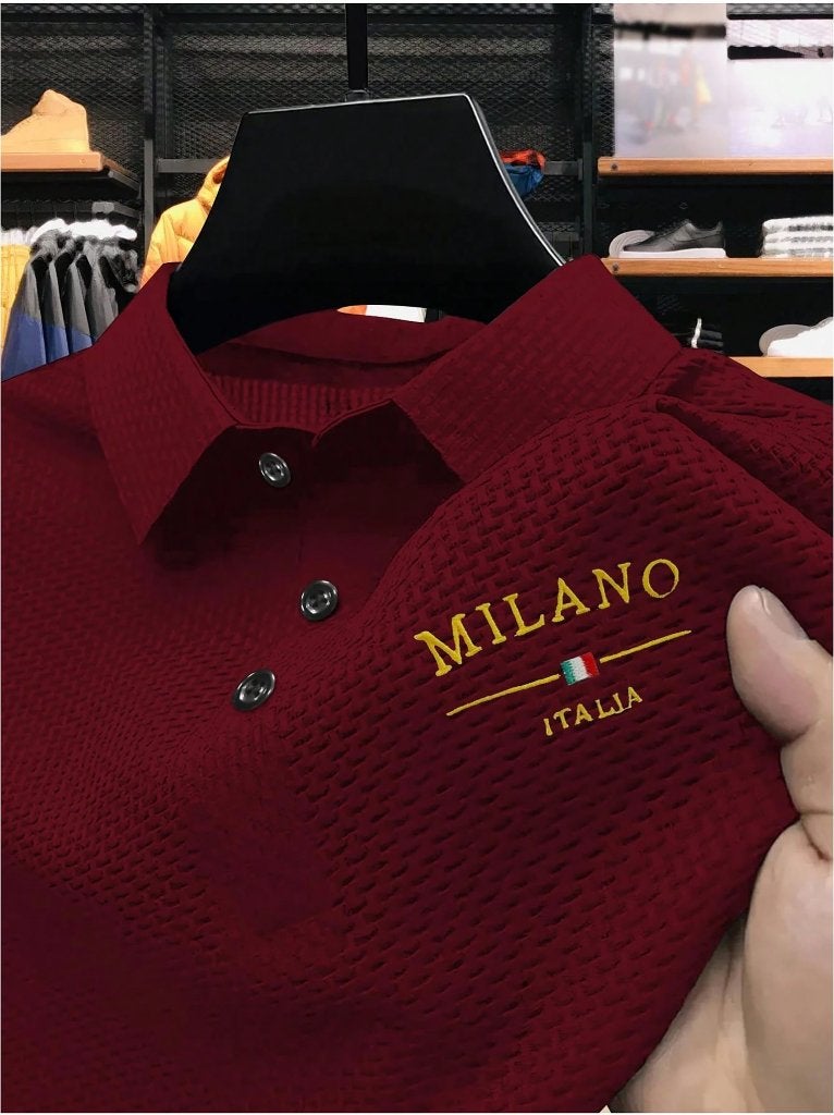 Chemise polo Milano, Envoi, Neuf, Autres tailles, Rouge