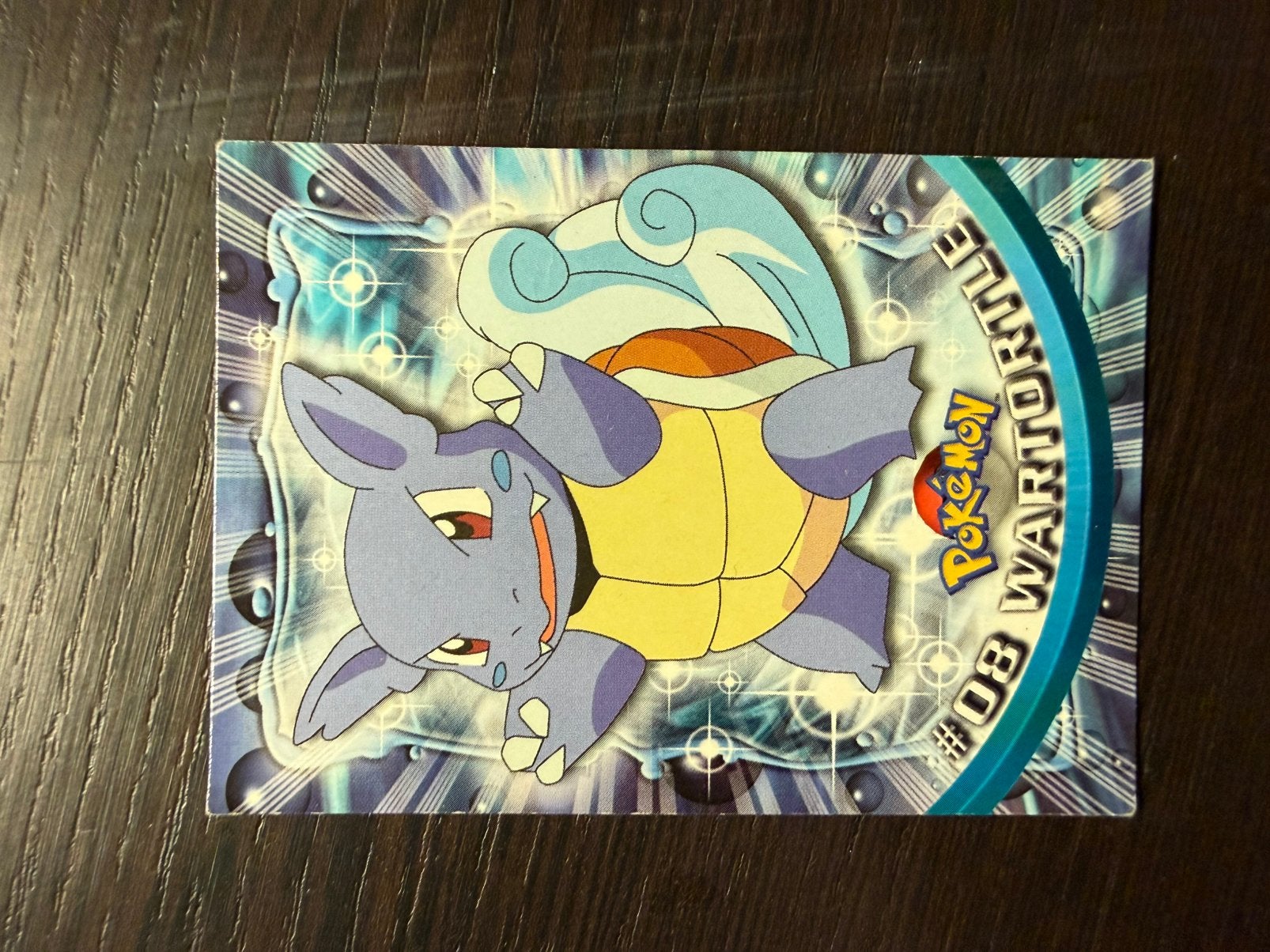 Pokémon Topps Wartortle #08 – Foil – TV Animation Edition, Enlèvement ou Envoi, Utilisé, Cartes en vrac, Foil
