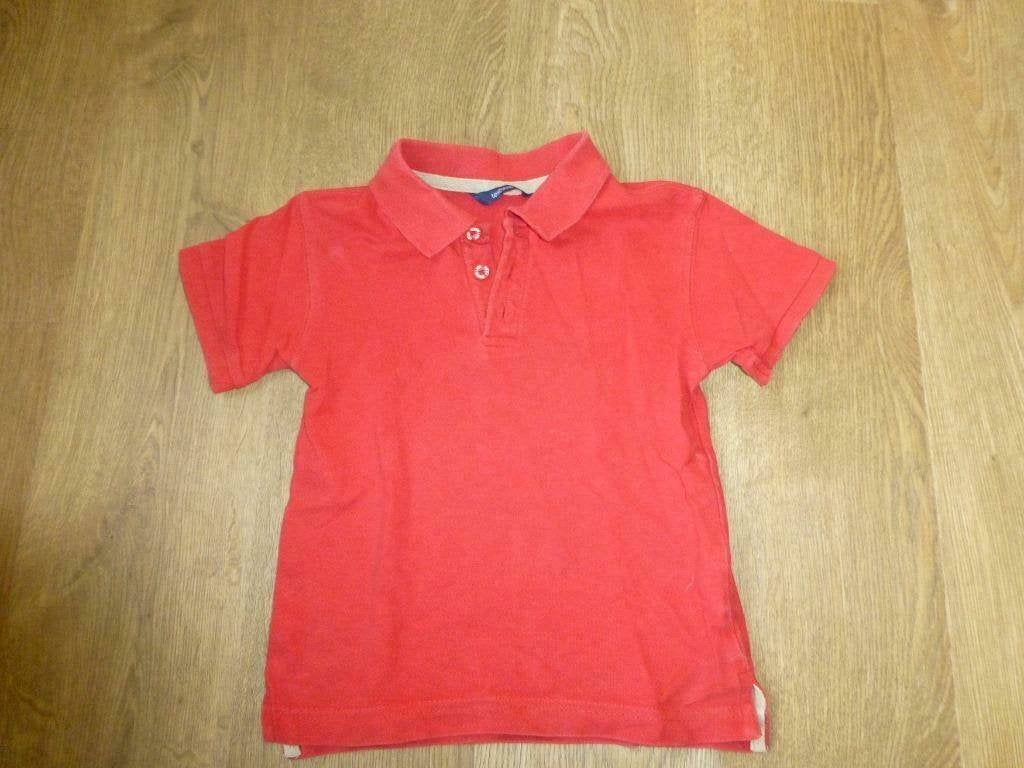 rode polo TEX maat 104, Kinderen en Baby's, Ophalen of Verzenden, Gebruikt, Jongen, Shirt of Longsleeve