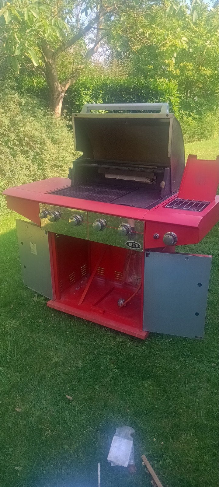 Barbecue à gaz Boretti avec cuisinière, Enlèvement