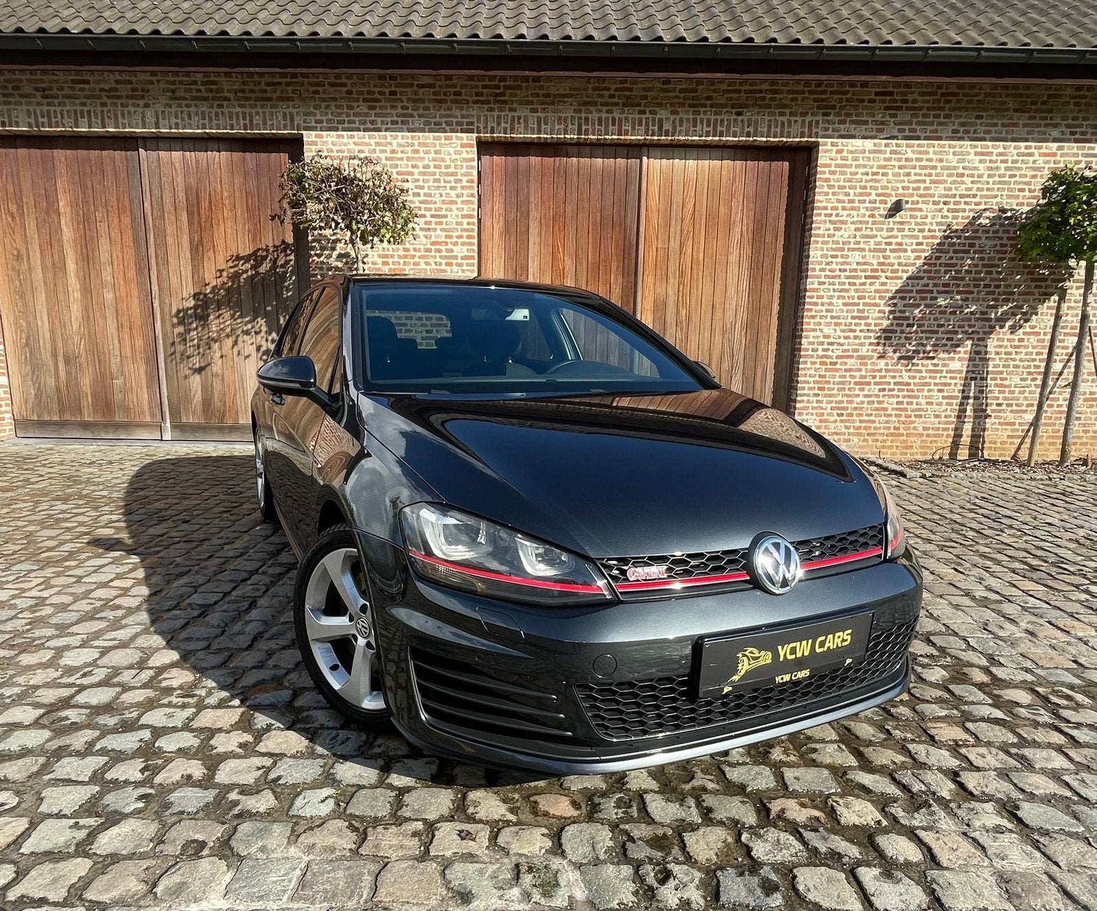 Volkswagen Golf 7 GTI 2015 DSG, Auto's, 362 g/km, Zwart, 4 cilinders, Alcantara