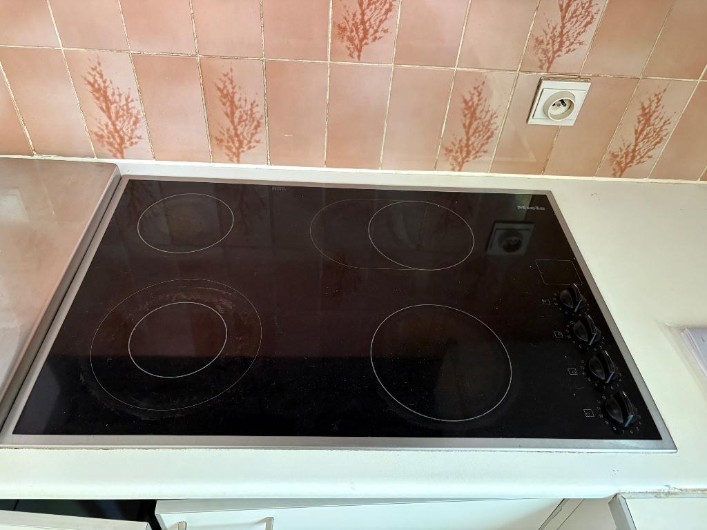 Miele elektrische kookplaat, Ophalen, Gebruikt, 4 kookzones, Inbouw