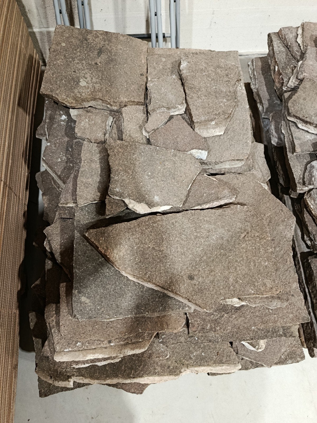 pierres naturelles "Porphyre", Carrelage de sol, Enlèvement, Utilisé, Autres matériaux