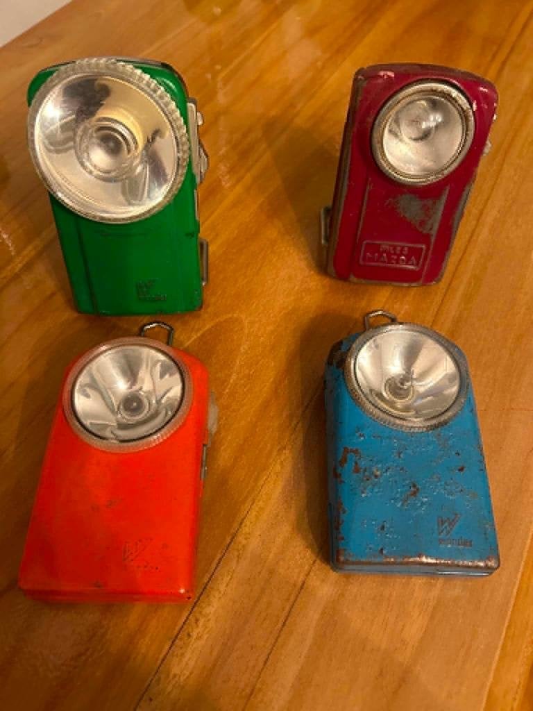 Vintage zaklampen, Ophalen