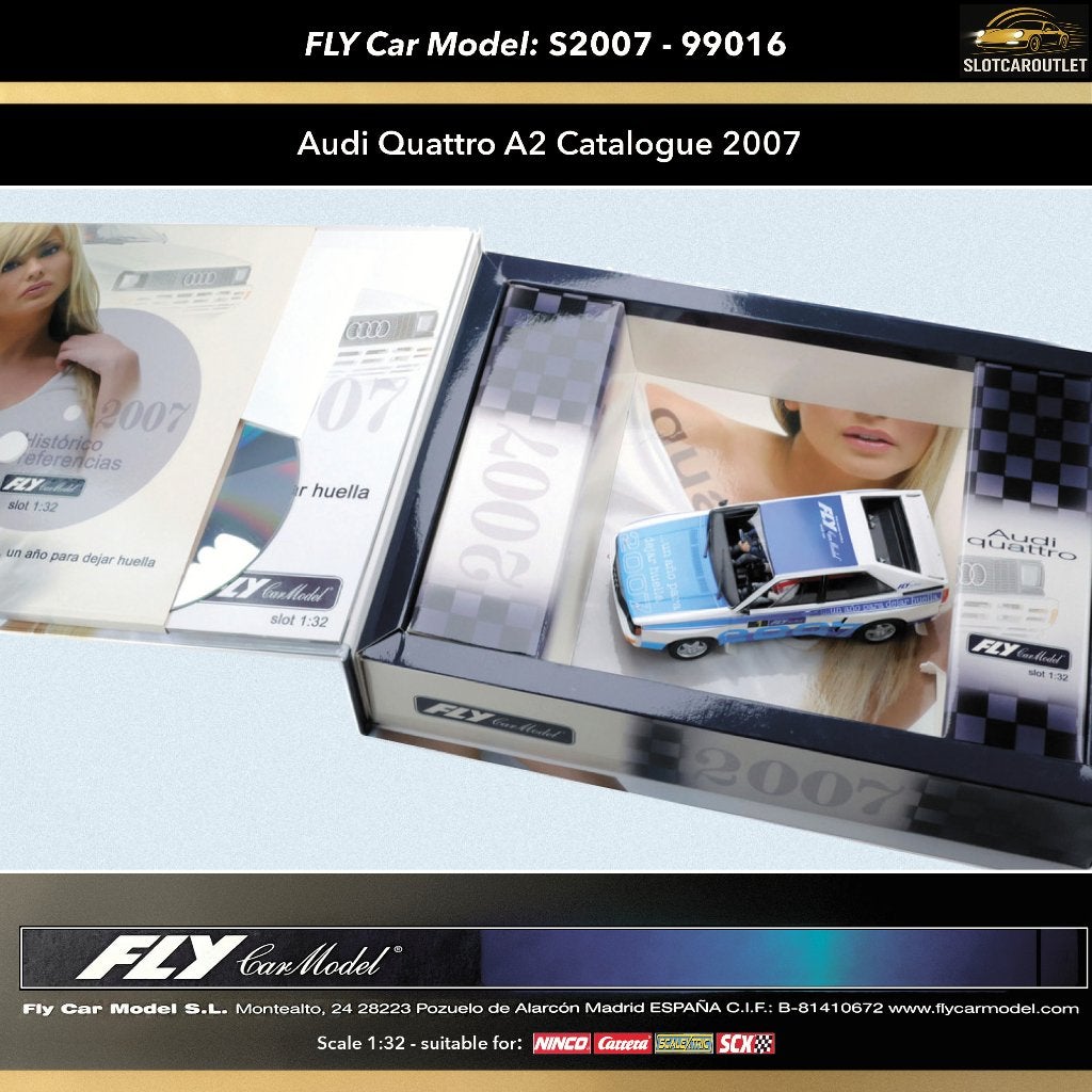 Fly 99016 Audi Quattro A2 Edicion Especial Catalogo 2007 +CD, Ophalen of Verzenden, Nieuw, Elektrisch