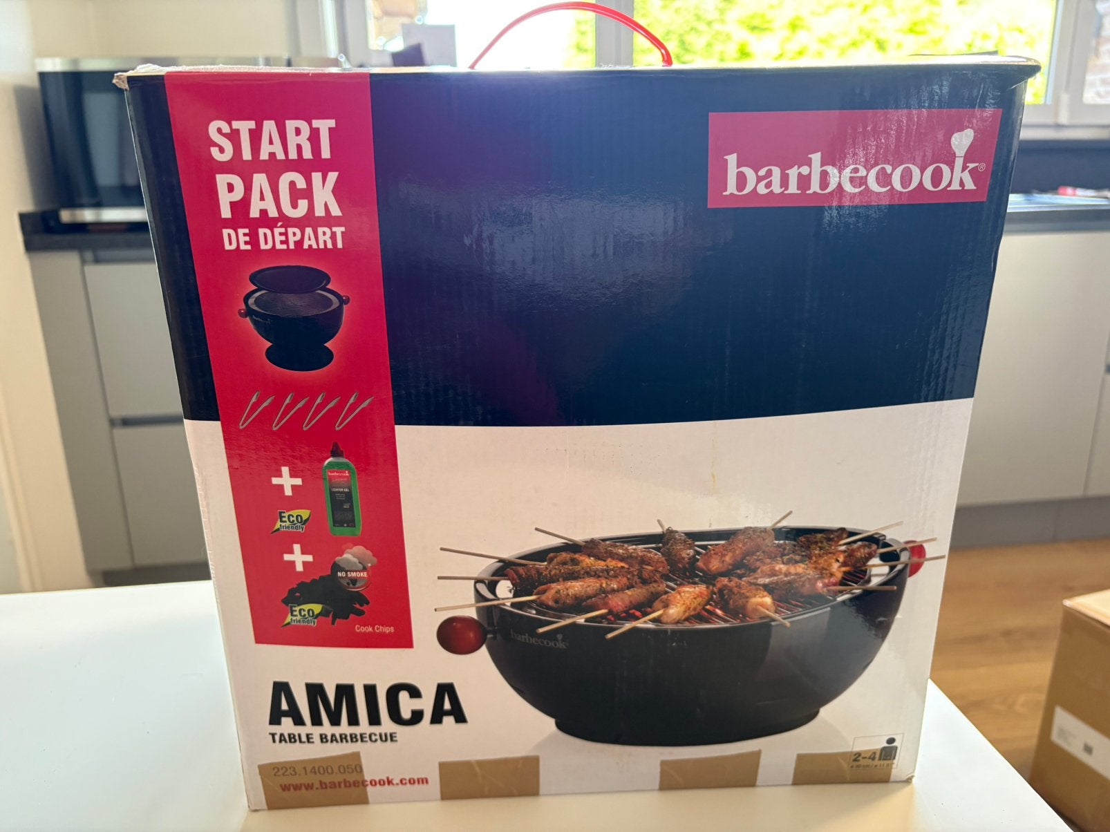 Barbecook Amica Tafelmodel, Ophalen, Gebruikt