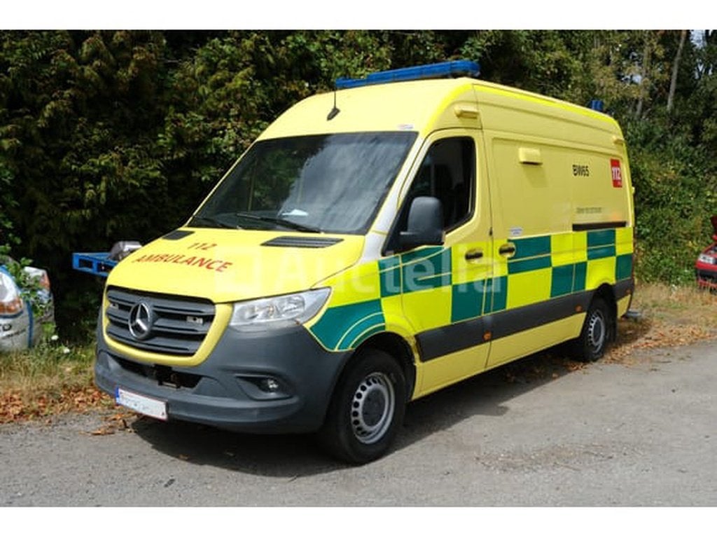 REF:A65 - Ambulance Mercedes-Benz Sprinter (2021-227.620 km-, Autos, Achat, Entreprise, Autres carburants, Mercedes-Benz