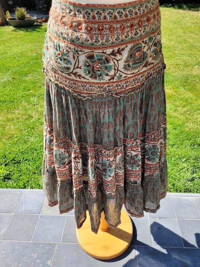 lange BOHO rok, Kleding | Dames, Maat 38/40 (M), Ophalen of Verzenden, Zo goed als nieuw, K Derhy