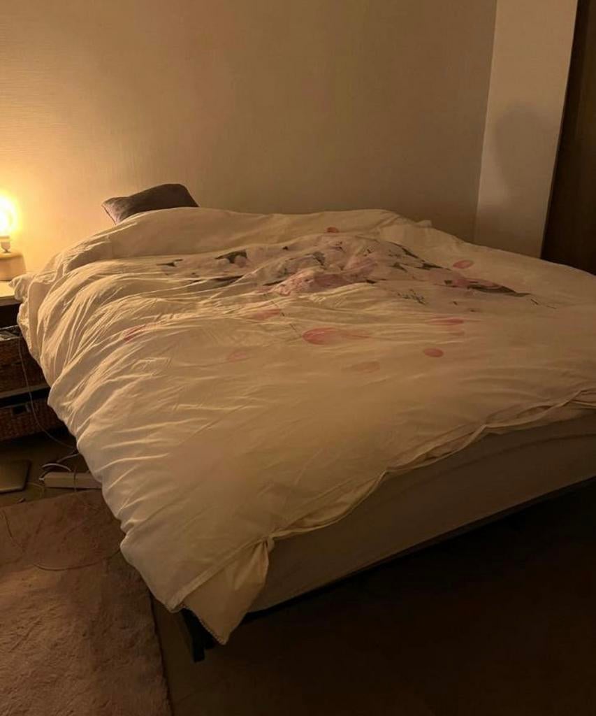 Tweepersoonsbed, Huis en Inrichting, Slaapkamer | Matrassen en Bedbodems, Ophalen, Tweepersoons, Zo goed als nieuw, Matras