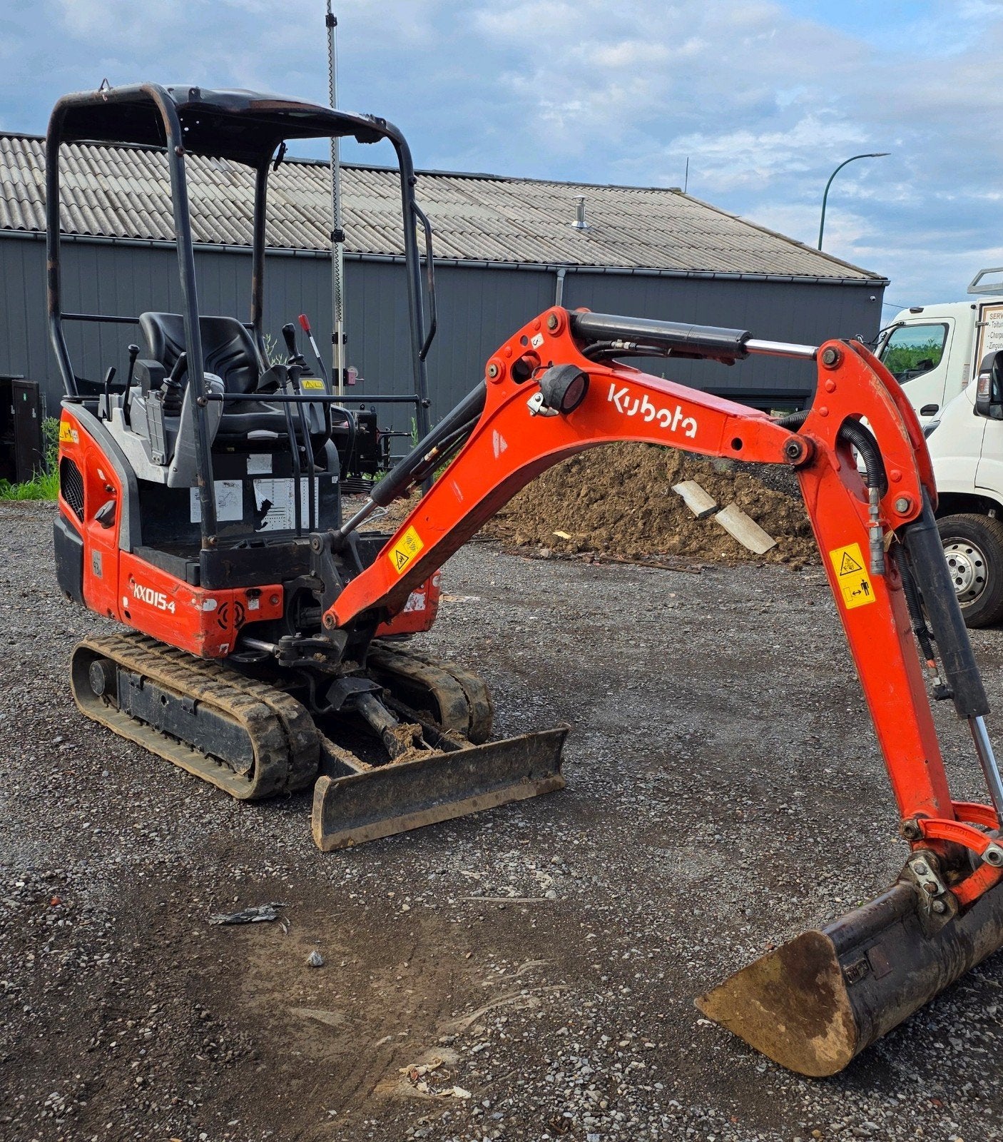 Kubota KX15-4, Graafmachine