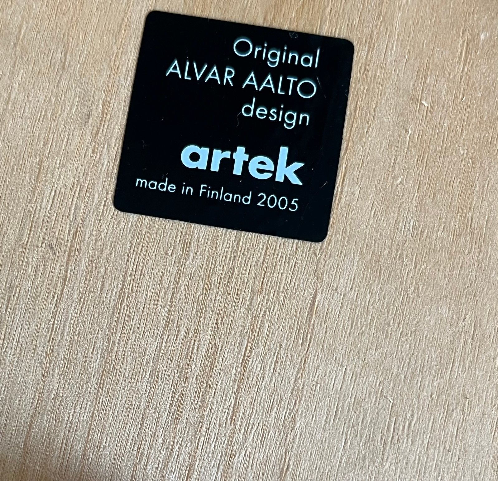 Alvar Aalto Stool 60  Artek Finland ,2005 ,original, Ophalen, Zo goed als nieuw