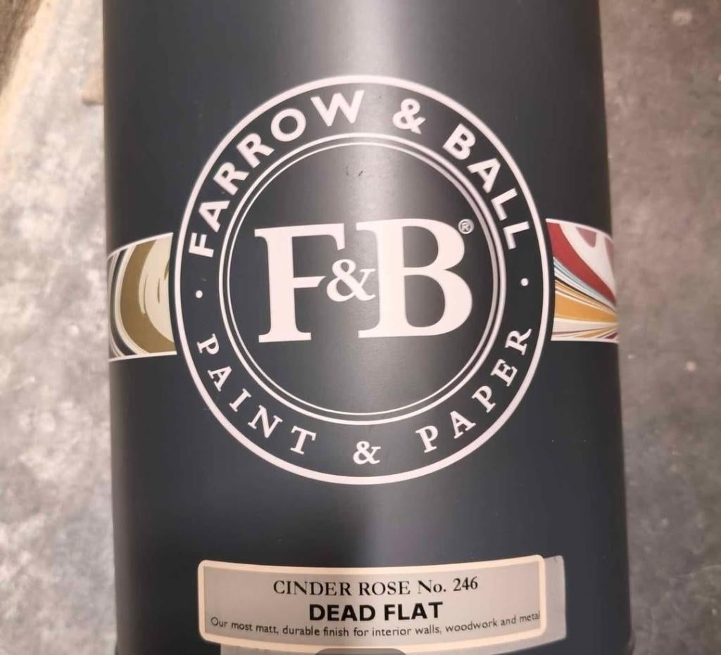 Peinture Farrow and ball dead flat 5L neuve, Neuf, Enlèvement ou Envoi, Rose, Peinture
