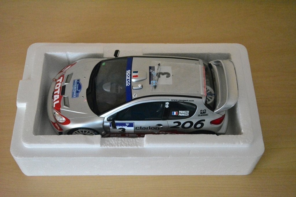 Peugeot 206 WRC Panizzi OTTOMOBILE 1/18, Enlèvement ou Envoi, Neuf, Voiture, OttOMobile