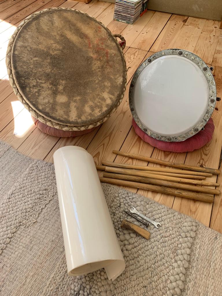 Nagara drum, Muziek en Instrumenten, Percussie, Zo goed als nieuw, Ophalen