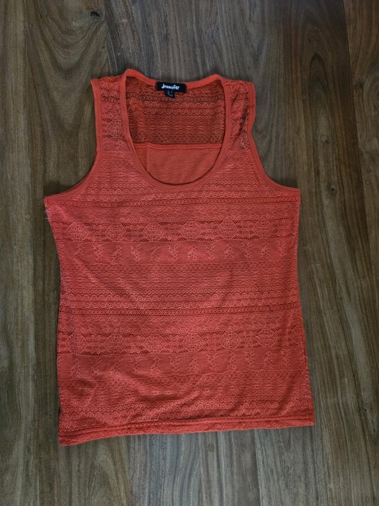Top t-shirt corail Jennyfer taille M, Kleding | Dames, Topjes, Ophalen of Verzenden, Zo goed als nieuw, Maat 38/40 (M), Zonder mouw