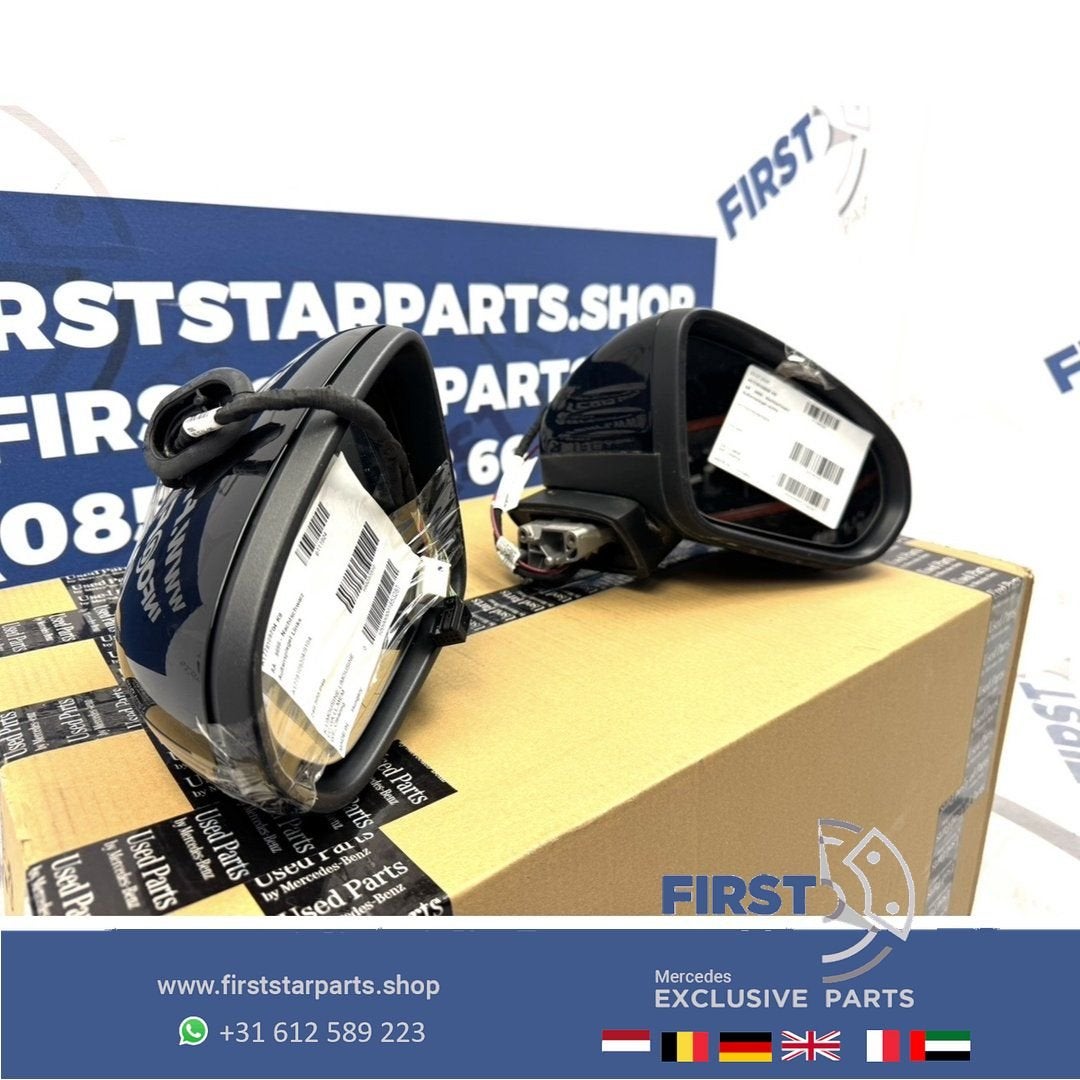 W177 SPIEGEL SET LINKS + RECHTS ZWART WIT GRIJS Mercedes A K, Auto-onderdelen, Gebruikt, -, Ophalen of Verzenden, -