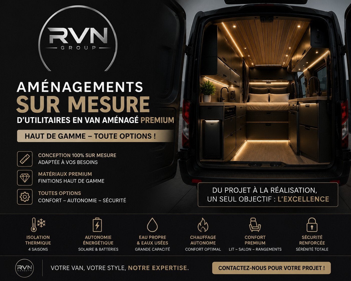 ‼️AMÉNAGEMENT FOURGON/VANS SUR MESURES‼️, Entreprise