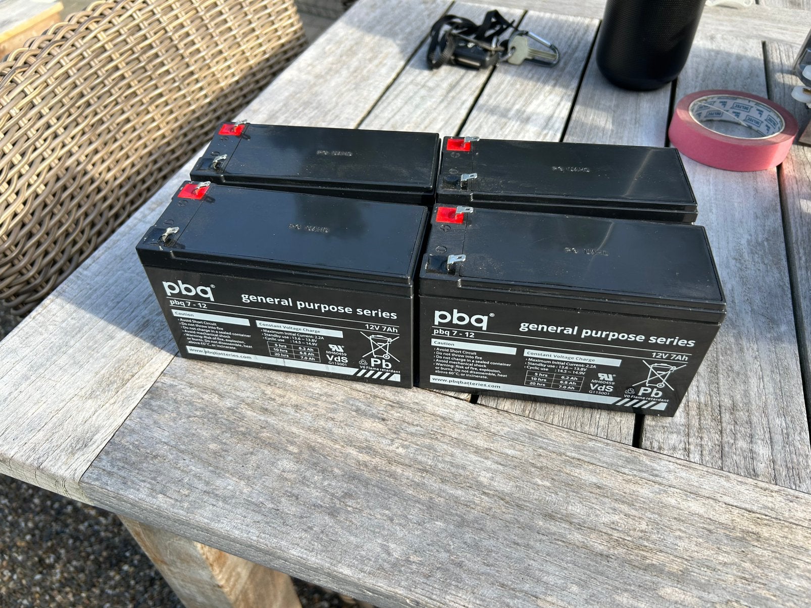Batterijen, Ophalen, Zo goed als nieuw