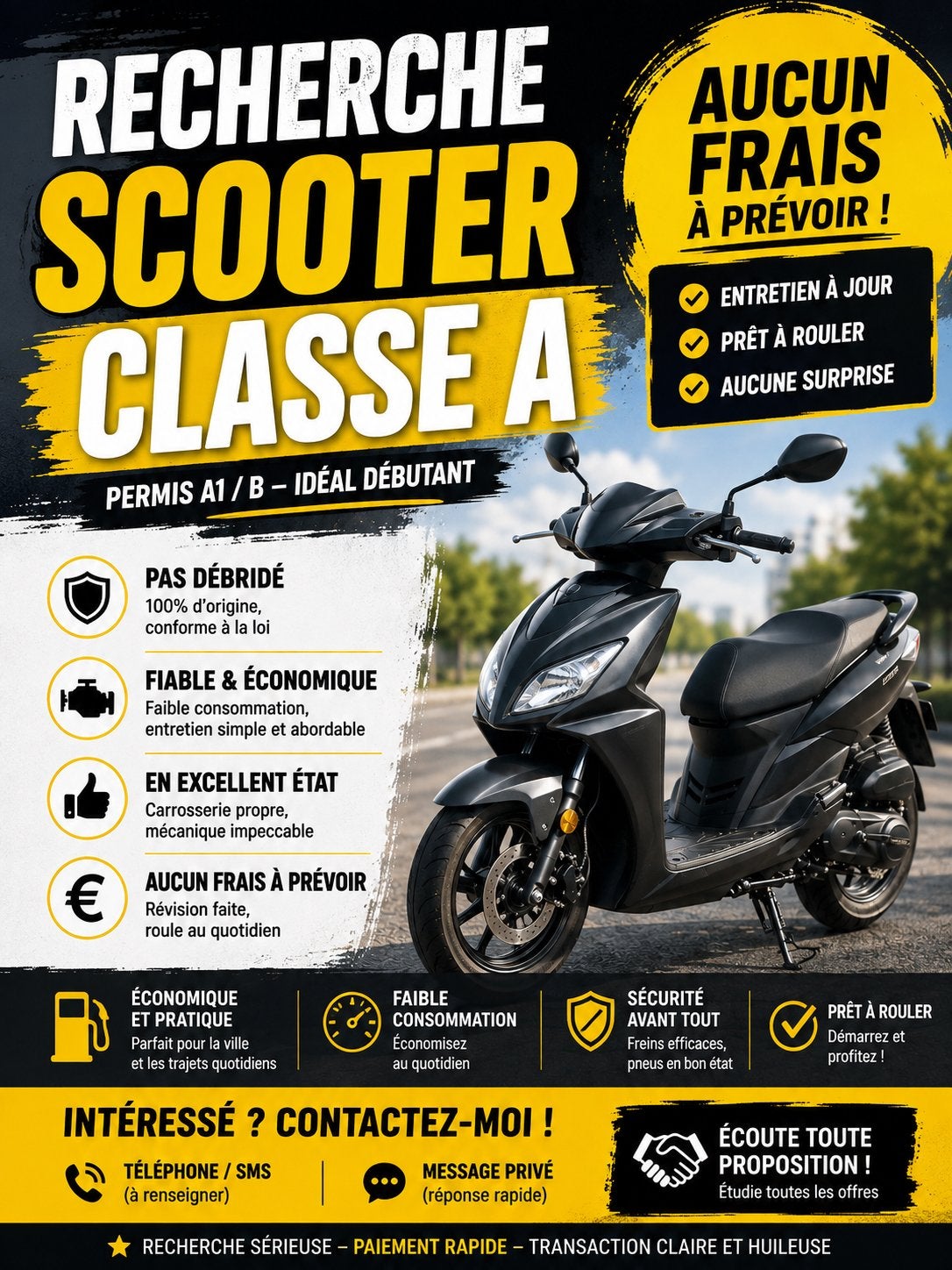 Recherche scooter, Fietsen en Brommers, Scooters | Aprilia, Ophalen