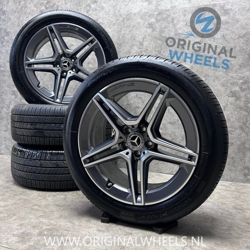 19 inch originele AMG velgen + zomerbanden MB S klasse W223, Pneus et Jantes, 255 mm, Pneus été, -