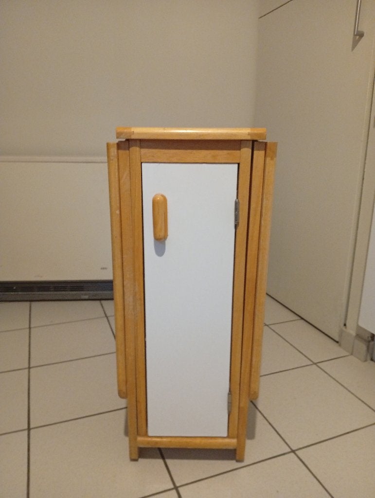 Table pliante Ikea et ses 4 chaises pliantes en pin, Enlèvement, Utilisé