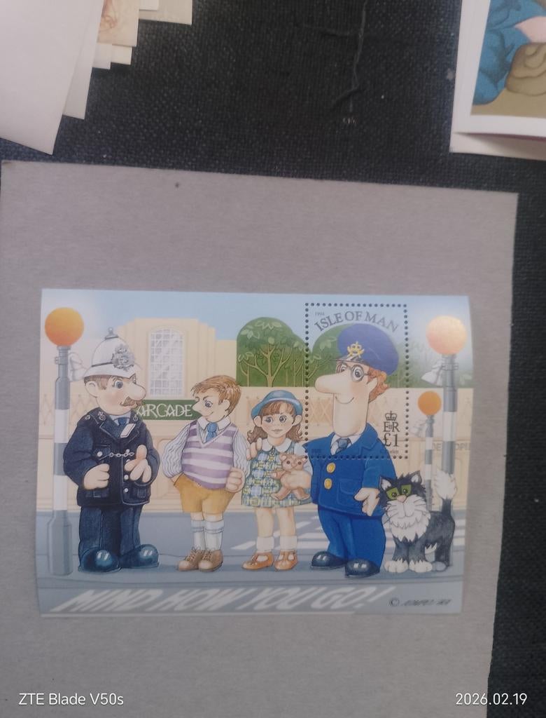 Postzegels Isle of man. Officer, Postzegels en Munten, Ophalen of Verzenden