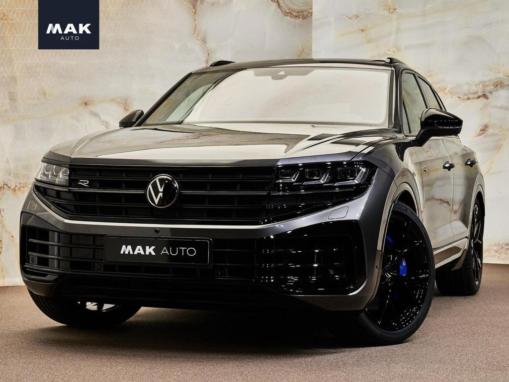 Volkswagen Touareg R V6 eHybrid 4Motion Final Edition, pano,, Auto's, Automaat, 14 kWh, Zwart, Hybride Elektrisch/Benzine