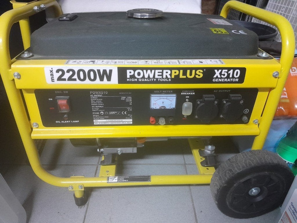 Groupe électrogène Powerplus POWX5100 – 2200 W, Enlèvement, Comme neuf, Essence