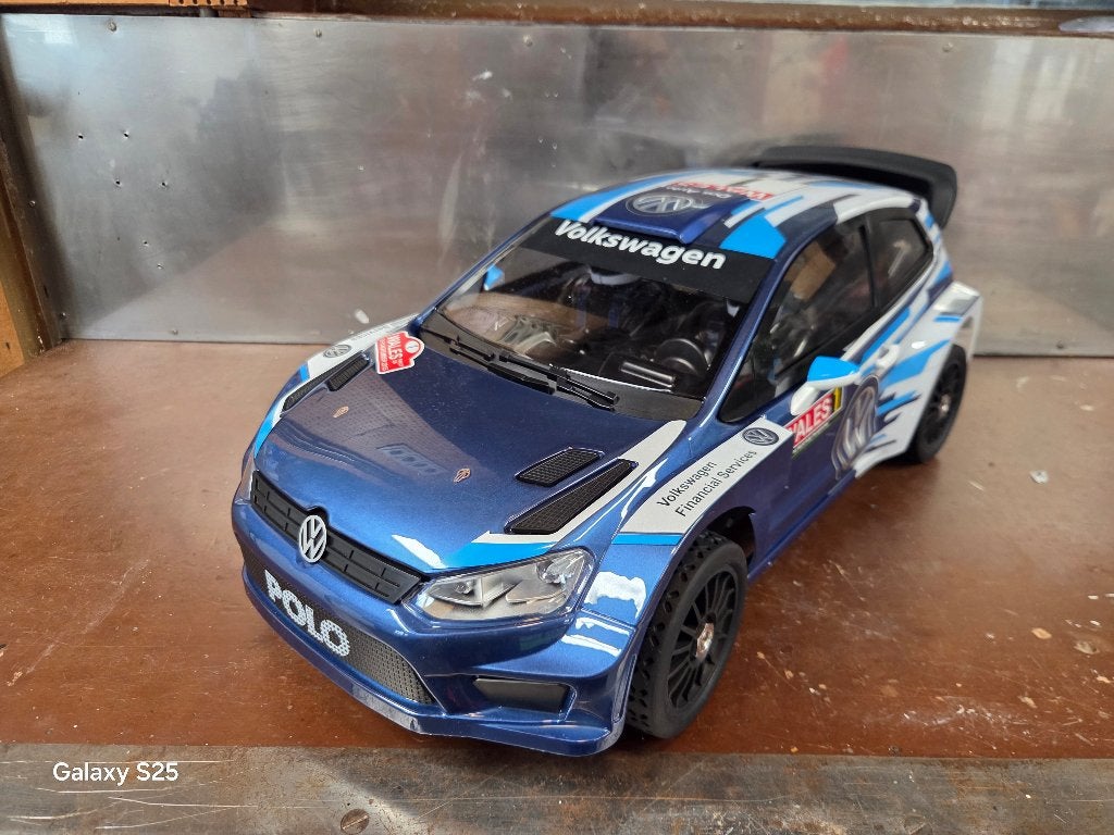 MJX Hyper GO 7304 1/7 Volkswagen Polo R WRC 4WD Rally/Drift, Neuf, Échelle 1:8, Voiture off road, Enlèvement